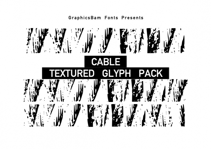Metal Cable Glyphs Font Download