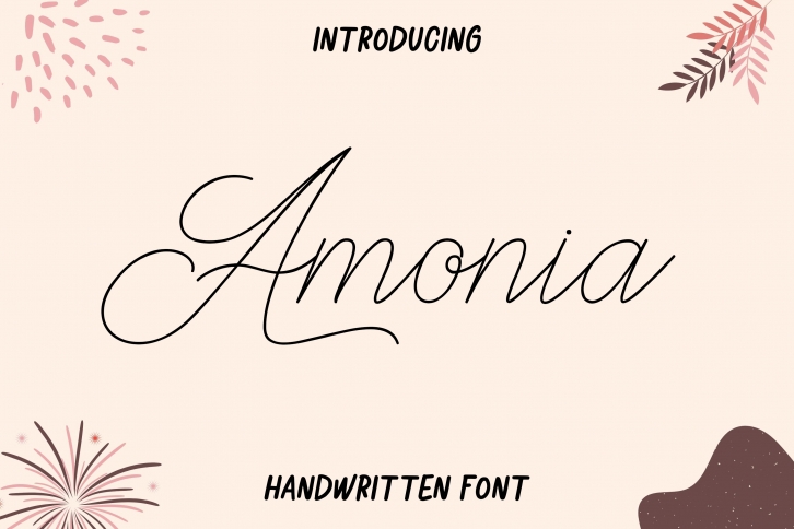 Amonia Font Download