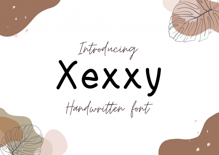 Xexxy Font Download