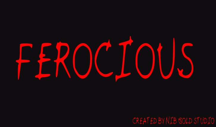 Ferocious Font Download