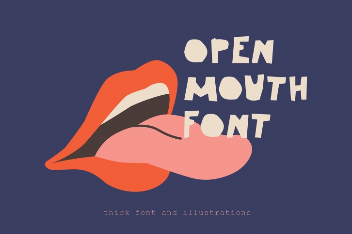 Open Mouth Font Download