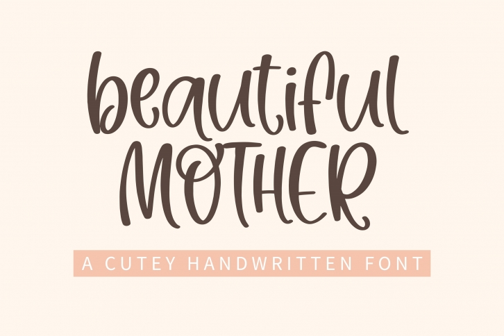Beautiful Mother Font Download
