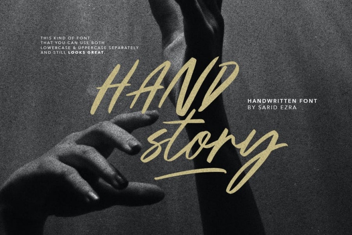 Handstory - Handwritten Font Font Download