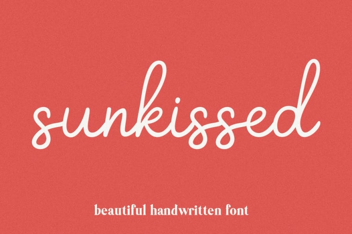 Sunkissed Handwritten Font Font Download