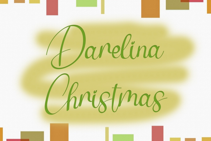 Darelina Christmas Font Download