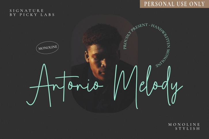 Antonio Melody Signature Font Download