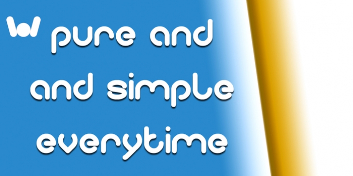 Pure And Simple Everytime Font Download