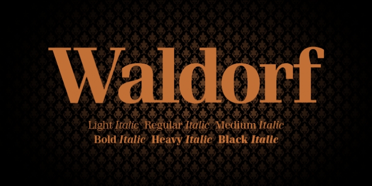Waldorf Pro Font Download