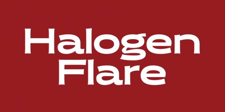 Halogen Flare Font Download