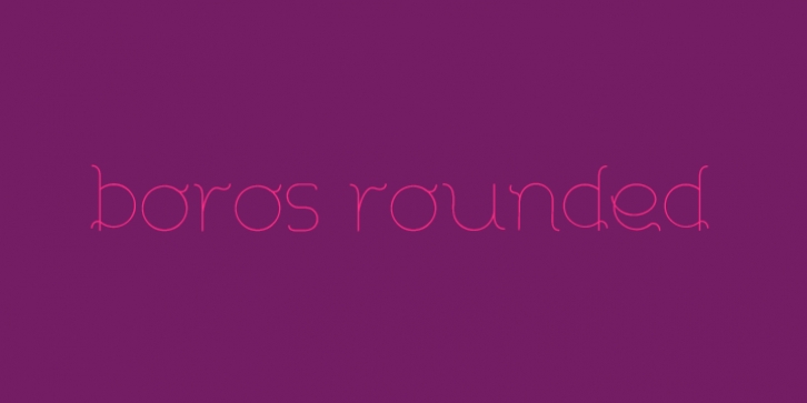 Boros Rounded Font Download