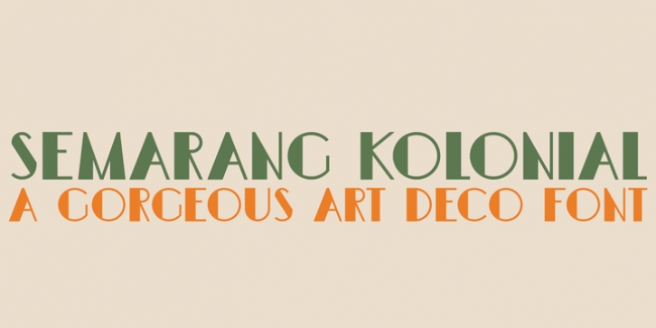 Semarang Kolonial Font Download