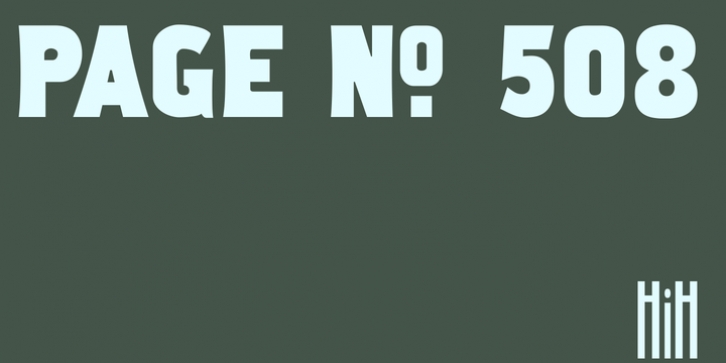 Page No. 508 Font Download