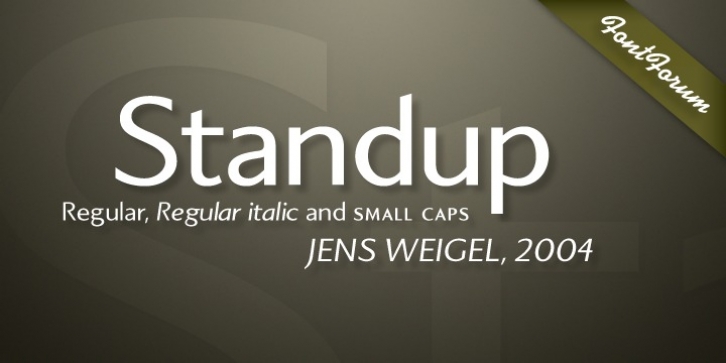 Standup Font Download