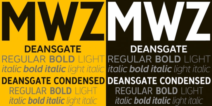Deansgate Font Download