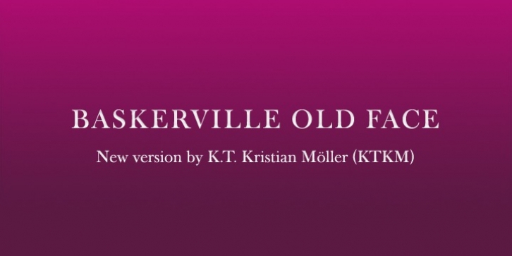 Baskerville Old Face KTKM Font Download