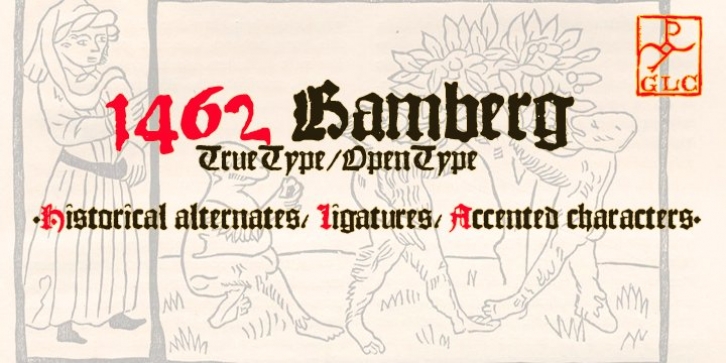 1462 Bamberg Font Download