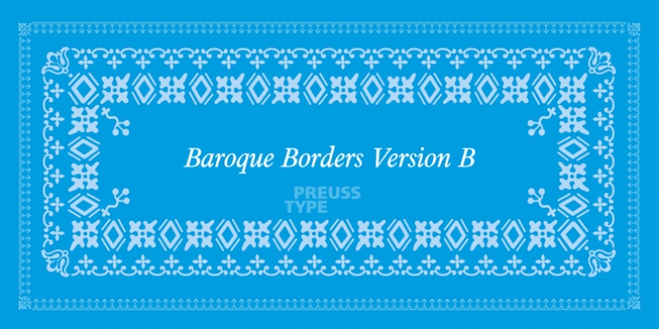 Baroque Borders B Font Download