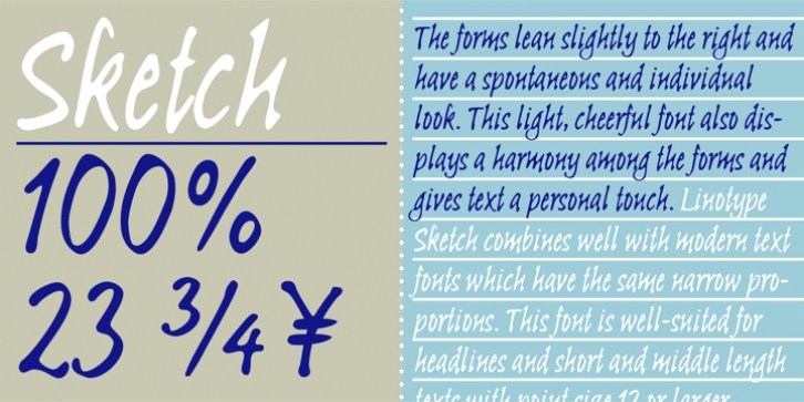 Linotype Sketch Font Download