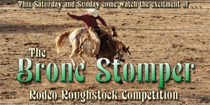 Bronc Stomper Font Download