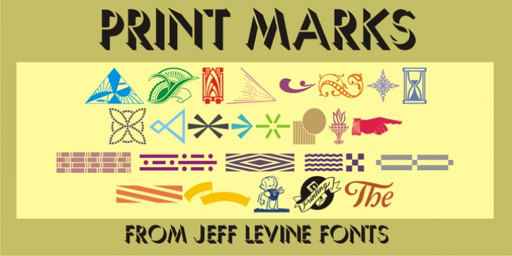 Print Marks JNL Font Download