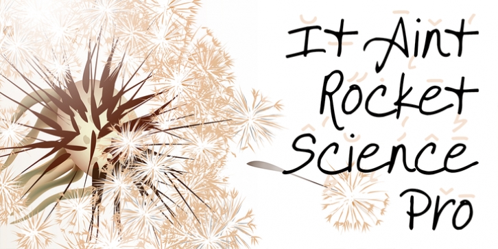 It Aint Rocket Science Pro Font Download