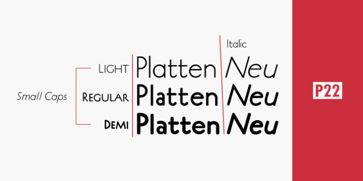 P22 Platten Neu Font Download