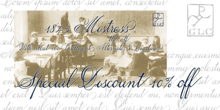 1845 Mistress Font Download
