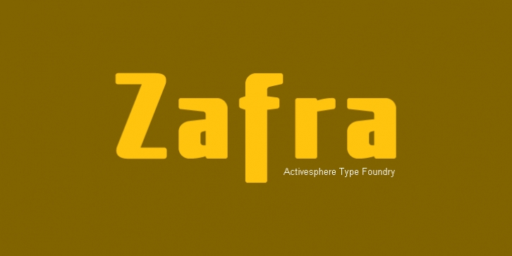 Zafra Font Download