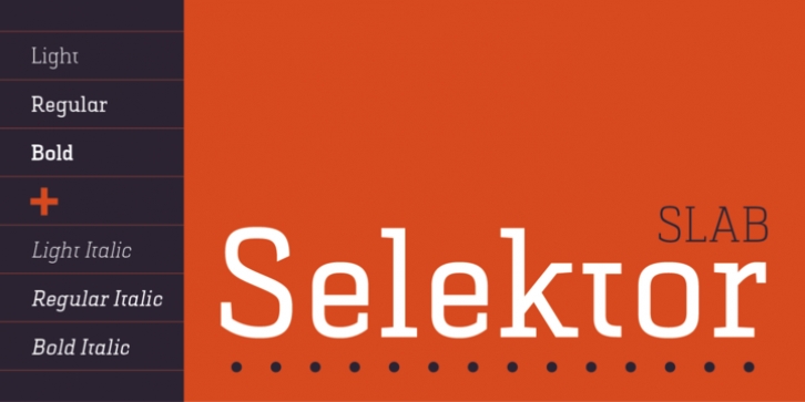 Selektor Slab Font Download