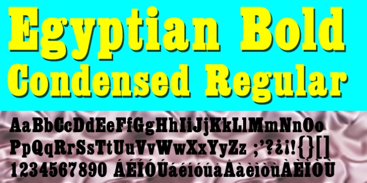 Egyptian ExtraBold Condensed Font Download