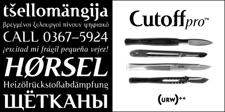 Cutoff Pro Font Download