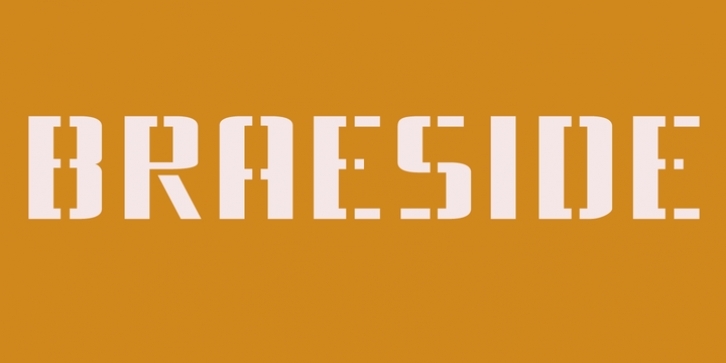 Braeside Font Download