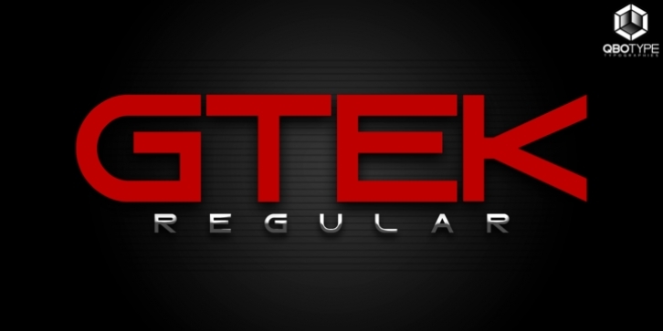 Gtek Regular Font Download