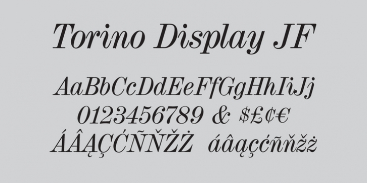 Torino Display JF Pro Font Download