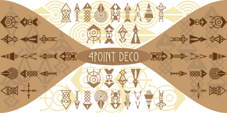 4 Point Deco Font Download
