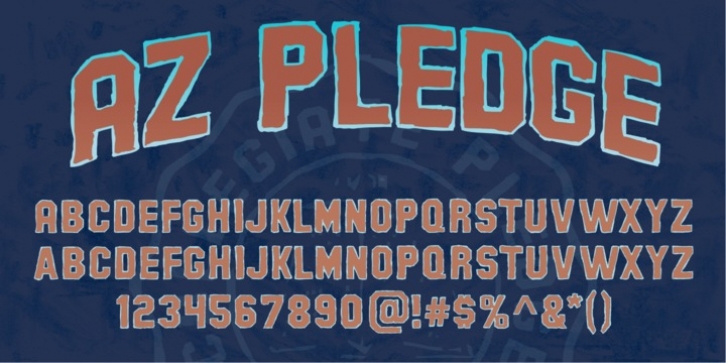 AZ Pledge Font Download