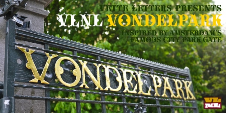 VLNL Vondelpark Font Download