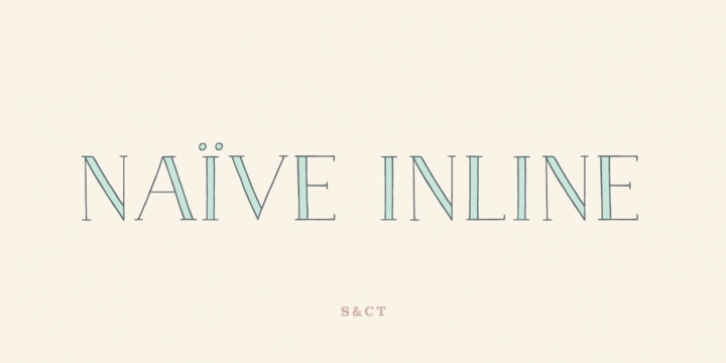 Naive Inline Font Download