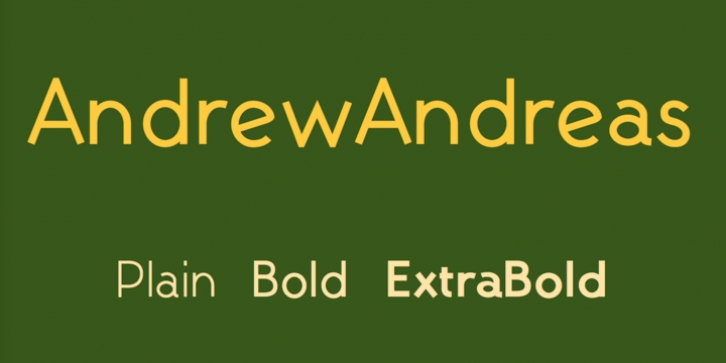 AndrewAndreas Font Download