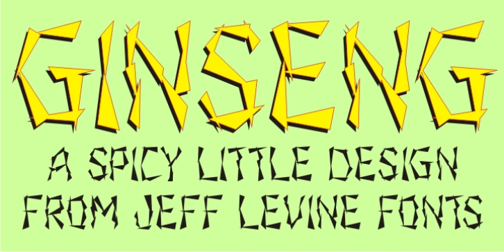 Ginseng JNL Font Download