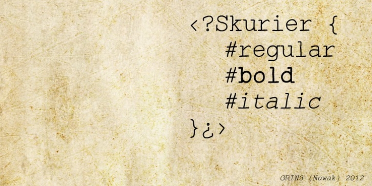 Skurier Font Download