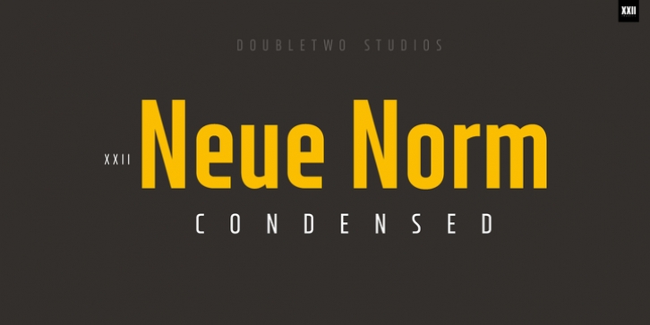 XXII Neue Norm Font Download