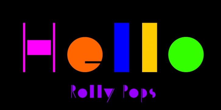 Rolly Pops Font Download