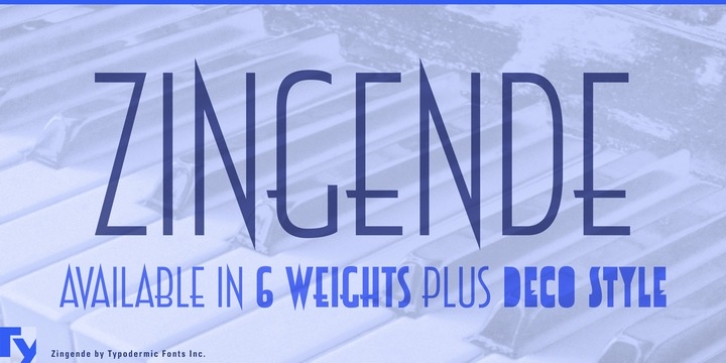 Zingende Font Download