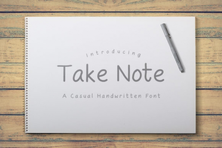 Take Note Font Download