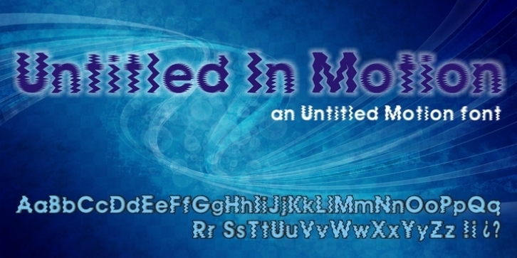 Untitled In Motion Font Download