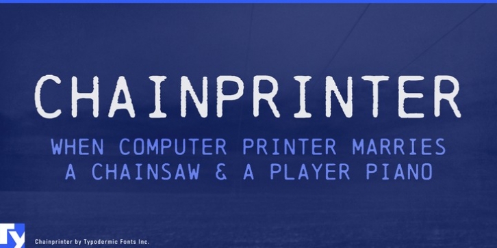 Chainprinter Font Download