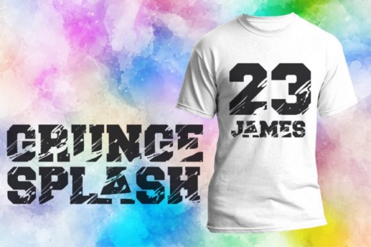 Grunge Splash Font Download