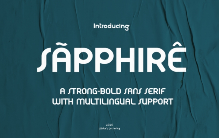 Sapphire Font Download