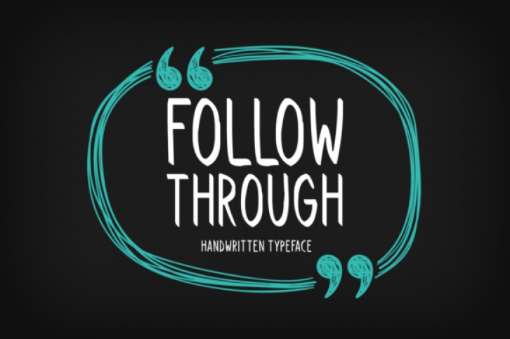 Follow Through Font Download